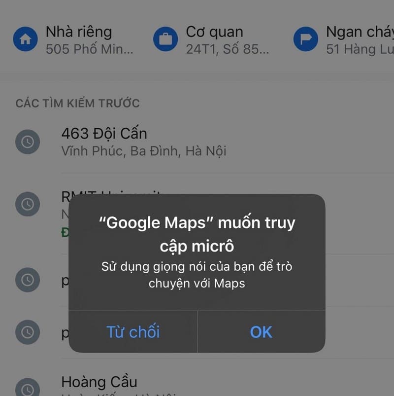 Tính năng Google Maps bằng giọng nói cực kỳ tiện ích Tính năng Google Maps bằng giọng nói tiện ích